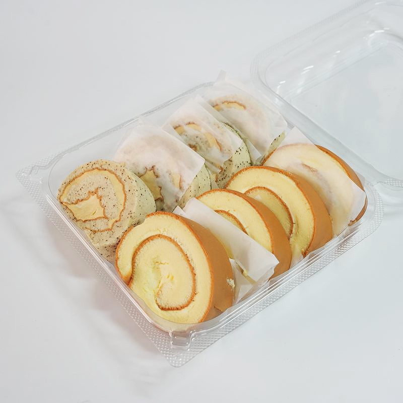 Transparent Square Cake Box With Lid factory